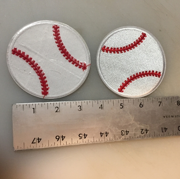 5/$25 brand new, 2 sew on baseball patches, as seen in pic - Picture 2 of 5
